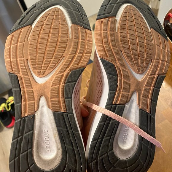 Women's Size 8.5 Pink Adidas Running Shoes - Picture 4 of 4